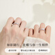 Lao Fengxiang couple rings for men and women to express their love for each other, propose rings, custom-engraved anniversary birthday gifts for girlfriends and wives, unique and exclusive custom-made butterfly love rings