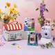 FUJIFILM instax mini12 instant camera 3-inch photo paper one-time imaging travel camera gift box Iris Purple Image Flower Room Set ~ including camera bag + photo album + photo frame Photo paper combination package 1 including standard + 20 pieces of white edge photo paper + peripheral accessories
