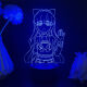 Chiyou anhela convertirse en una bailarina de figura mágica, Duna, Lis, Tenkawa Kaori, animación de luz nocturna circundante, grietas sobre fondo blanco, toque de 7 colores, USB+compartimento de batería 4877 Tenkawa Kaori