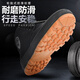 Новая утолщенная говяжьем сухожилие Huilijun Super Suster High и Low Top желтой подошвы, не скользящая, износостойкая строительная площадка повседневная ботинка для одной обуви для ботинки папы [Super Super 3888 Black] + High Top 38 Рекомендуется взять больший размер