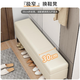 
Yonghuan small apartment with extremely narrow shoe changing stool 30 wear shoe stool bed stool entrance entrance entrance door ultra narrow long bench Orange 15657 43cm 130x40x storage