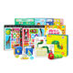 Little Bien Caterpillar drei Generation WiFi Point Reading Pen Kinder zweisprachige Aufklärung Frühschuleinsatz Set 1. Juni Kindertagsgeschenk [Funny Cognition] Pen + Word Book + Spielbuch + Shunpao Kinderreimkarte Caterpillar Dreiergeneration WiFi Pen 32G 2.0 Englische Version