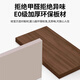 Hongshangju solid wood computer desk, makeup table, cupboard, study desk, bedroom desk, home dressing table, khaki + walnut color 140*60*75cm three drawers