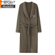 
Modal waffle bathrobe men's spring and autumn pure cotton medium-length men's nightgown 2025 new water-absorbing integrated bathrobe LJ16822 M [weight 100-120Jin [Jin equals 0.5 kg]]