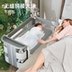 Cool douding berceau pliant épissage grand lit portable lit portable amovible nouveau-né la couches de berceau de bébé