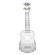Front Valley Crystal Transparent de 21 pulgadas Ukulele Femenina para adultos Small Guitar Professional Professional de juego Uklili Transparente + Bolsa de piano + conjunto completo de accesorios de 21 pulgadas