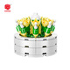 
Shantoulin Village plant building blocks and flowers cute small ornaments DIY assembly toy wholesale XJ-10975(E) Spring Cute