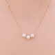 Queen of Pearls Smile Model 18K Gold Akoya Seawater Pearl Necklace Pearl Pendant Women Birthday Gift