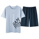 Summer Los jóvenes, los cómodos, transpirables y sinsultry pijamas, hermosos pantalones cortos de manga corta, ropa casera de cuello redondo, Y-6628 L