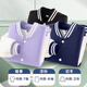 Mark Huafei Kinderkleidung Kinderbaseballanzug 2025 Herbst neuer Junge lässige Street-gebratene Jungen zweiteiler Set M Freizeithai K_M Freizeithai K Navy Blue +M Freizeit Hai K Na. Blue 160