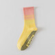 Professional non-slip yoga socks for women, fitness dance socks, aerobics sports socks, mid-length Pilates special socks, five colors, one pair each, 5 pairs