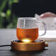 Shantou Lincun hammer pattern glass cup for men with handles, household set, mug cup, drinking water cup, high temperature resistant tea cup, coffee cup, 9249 Czech hand-painted polka dot water cup 300ML