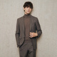 
Guillaume de Mons Aojia pure wool suit men business formal suit men three-piece set groom wedding dress formal suit men sand ceramic brown [top + trousers] size 44 (please note for trousers size)