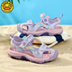 G.Duckkids kleine gelbe Ente 2025 Sommermädchen Sandalen für Mädchen mit Zehen-Anti-Kollision und Tritt Mädchen Sportschuhe Anti-Slip-Weiche Bottom 9901 Pink 26 Größe Inner Länge/16,5 cm