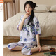 
Modal pajamas for women in summer 2025 new short-sleeved suit Chinese style new Chinese cropped pants can be worn on the outside thin cotton home Y9901 M (recommended 75-95Jin [Jin equals 0.5 kg])