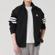 Adidas Männer Sportanzug 25 Frühling Neue Mode dreistreifen Stand-up-Kragenjacke Windproof Jacke Casual Hosen Bindenhosen JD4885+IN6163 S