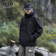 JEEP SPIRIT Jeep's new three-in-one outdoor jacket jacket men's autumn and winter windproof jacket warm and versatile jacket 8908 military green three sets one XL recommended 140-160 Jin Jin equals 0.5 kg