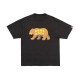 
Spot HUMAN0 Japanese summer heavyweight bamboo cotton polar bear printed short-sleeved T-shirt Japanese short tee black 3882 L