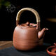 Pot de zhuni hecha a mano de Chaoshan para el dispositivo de cocción de té al aire libre para el horno de carbón Pino de hervidero de hervidero, cypress y leña zhuni No. 12529 1200ml 1L o más