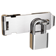 Chuke stainless steel door latch with padlock, anti-theft latch, door bolt, nose buckle, door buckle, stainless steel latch with 40 padlock