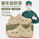 
Anshangfen thick-soled hole shoes for men in summer wear odor-proof and non-slip drive for all-inclusive outdoor beach wading sandals for men shallow coffee [anti-slip tire outsole] 42 standard code