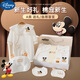 Disney baby clothes gift box pure cotton newborn spring, summer, autumn and winter boy and girl full moon 100-day meeting gift supplies [Autumn style] Mickey 20-piece set 59cm suitable for babies 0-3 months
