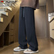 Woodpecker (TUCANO) casual pants men's pants autumn and winter men's straight loose sports pants trendy versatile trousers high-end gray XL