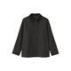 MUJI Men's Kapok Blend Corduroy Collar Jacket Men's Jacket Fall 25 Outerwear Men's Men's Dark Gray M (170/92A)