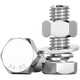 Tianzhuo Hardware 316L stainless steel external hexagonal bolt screw nut set complete flat spring washer combination M6M8M10M12-M20 M8*35-5 set