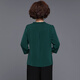 Mifansu Xiaji XI El vestido de dos piezas del conjunto de dos piezas del banquete de boda de la abuela XI Temperamento pequeño atuendo pequeño mangas cortas para mujeres 2629 Top verde oscuro L [sugerido 90jin [Jin equivale a 0.5 kg] -100Jin [Jin equivale a 0.5 kg]] todo tamaño]