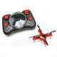 Mini Drone Children's Toys Plane Internet Celebrity Helicopter Small Remote Control Flight Elementary School Egument Small Frosted Black et Red Aension Photographie