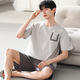 Yalu Modal Pajamas Мужская летние шорты с коротки