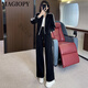 Magiopy International Luxury Brand haut de gamme marque Station européenne Station décontractée Sports décontractés Ensemble de veste d'abricot à la mode en 2025 à la mode 2025 Abricot Two-Piece Set S (100jin [Jin est égal à 0,5 kg]))