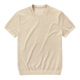 Mr. Bu Bu BU Modekontrast Farbe Rundes Hals gestrickt T-Shirt Sommer atmungsaktiv