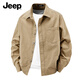 JEEP long-sleeved shirt men's 2025 spring and autumn coat new casual loose versatile cotton work shirt