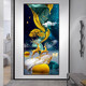 喆炜家玄关贴画自粘装饰画客厅入户进门走廊背景墙3D立体墙贴壁画贴纸 柿柿如意-XG-1365 自带背胶超小:宽40cmx高80cm