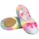 
Ai Wu Ge children's dance shoes sequin rainbow gradient shoes girls satin ballet shoes princess style soft sole shoes size 28