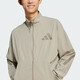 Adidas Jacke Herren 2025 Sommer New Sportswear Wirklich heilen cool gewebte Freizeitständer Kragenjacke Top JN9028 Light Sesam Taupe XL