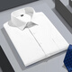 Gy Yagel 2025 Frühlings- und Sommerhemd Herren-Kurzarmgeschäft Casual Shirt ohne Bügel und Anti-Falten-Slim Fit Professionelle formelle Verschleiß DX6629 43