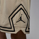 Nike (Nike) Jordan Offizieller Nike Jordan Herren-Schnellrocknetz-Shorts Basketball Sporthosen atmungsaktiv und leichtes HF9911 206 Garcinia/Black/Black XL