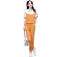 啄木鸟冰丝短袖时尚休闲运动服套装女2025夏季新款显瘦跑步服时尚两件套 【1389】黑色 L【建议100-110斤】