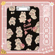 QKX Dulce y fresco Cartoon Rabbit Woodwood Wood Wood Pad A4 Carpeta de acrílico Carpeta Sticky Nota Papel A5A6 Aprendizaje Dibujo Dibujo Clip Pad Cardboard Sketch Board Board Board