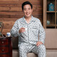 Hailan Pajamas de mediana edad y ancianos Pajamas Pajamas Pajamas Pajamas de algodón de manga larga Pajamas de algodón de manga de algodón de manga larga Summer Summer Plus de mediana edad.