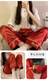 
Xiong Zhengyi Silk Pajama pants for spring and summer thin couples home trousers for men and women can wear them with fat and larger size loose imitation 15906 for spring and summer, men and women can wear them with L size weight 100-120Jin [Jin equals 0.5 kg]