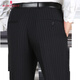 Montagut (Montagut) pantalones mun-silk para hombres pantalones rectos de edad y edad informal de negocios delgados y de edad avanzada para hombres sin planchar, pantalones largos de papá para hombres de verano gris oscuro a cuadros 9866 (estilo o otoño e invierno) de un tamaño 42 [3 pies 2 cintura]