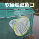 New polygonal fishing net cage shrimp cage outdoor automatic fishing artifact fishing net cage portable easy folding fishing net cage six-sided model 3 holes - diameter 36CM - gift pack