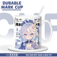 Funing Cat Funinga 2D Becher Funinga Charakter Fan Tasse 2d High-Precision Ceramic Tasse Trinkwasser [Weiß]-MY1391 Exquisit Becher [Becher + Löffel + Untersetzer + Tasse