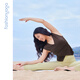 
Fansheng Yoga Fashion, Simple and Comfortable Design V-neck Casual Waist Slimming Outer Vest Outer F14223 Soft Powder S