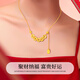 Chinese Jewelry Explosive Money Duoduo Silver Necklace for Women 2025 New Popular Five Emperors Coin Pendant Birthday Gift for Girlfriend