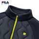 FILA children's cotton clothing 2025 winter new large and small children's sports jackets boys and girls school uniform artifact RD Sapphire-NV 165